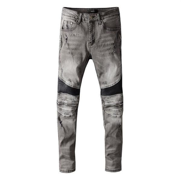 2021 mens designer jeans distressed ripped biker slim fit motorcycle denim for men s fashion jean mans pants pour homm239v, Blue
2021 mens designer jeans distressed ripped biker slim fit motorcycle denim for men s fashion jean mans pants pour homm239v, Blue