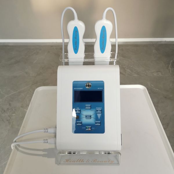 20w high power face skin scrubber ultrasonic skin peeling deep cleaning device 2 handles beauty intrument