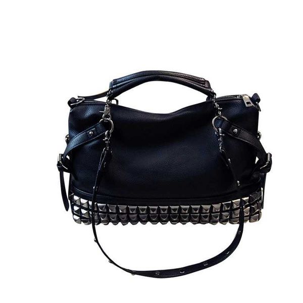totes large capacity lady rivet metal bud pu leather handbag leisure school bag single shoulder messenger 230725
totes large capacity lady rivet metal bud pu leather handbag leisure school bag single shoulder messenger 230725