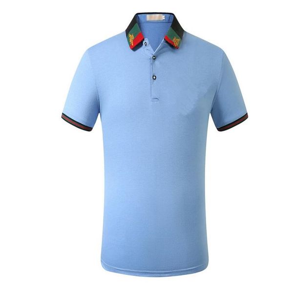 new men's polos fashion classic men's embroidery cotton mens designer t-shirt white black grey blue green shirt male m-32861
new men's polos fashion classic men's embroidery cotton mens designer t-shirt white black grey blue green shirt male m-32861