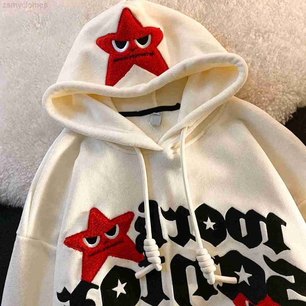 men's hoodies sweatshirts y2k hooded sweatshirt hip hop five pointed star oversized hoodie men women 2023 new fashion casual punk loose, Black
men's hoodies sweatshirts y2k hooded sweatshirt hip hop five pointed star oversized hoodie men women 2023 new fashion casual punk loose, Black