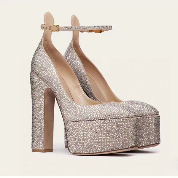 crystal embellished platform ankle-strap pumps shoes sandals chunky heels rhinestones block heel dress shoes luxury designer shoes for women, Black
crystal embellished platform ankle-strap pumps shoes sandals chunky heels rhinestones block heel dress shoes luxury designer shoes for women, Black
