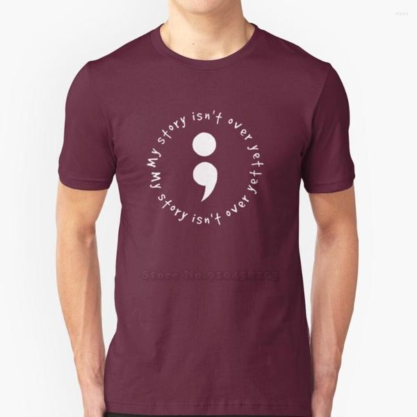 men's t shirts my story isn't over yet men t-shirt soft comfortable tshirt tee shirt clothes isnt semi colon, White;black
men's t shirts my story isn't over yet men t-shirt soft comfortable tshirt tee shirt clothes isnt semi colon, White;black