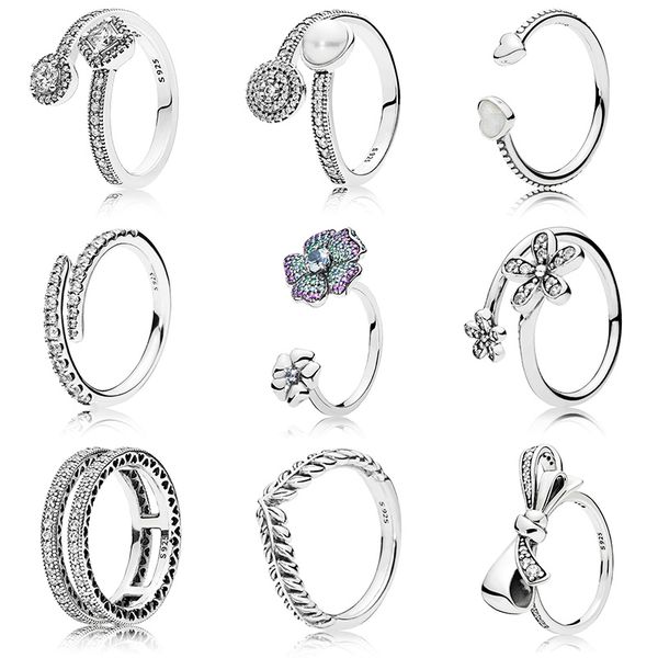 925 silver women fit pandora ring original heart crown fashion rings pave logo signature classic lotus rice ear bow crystal round, Slivery;golden
925 silver women fit pandora ring original heart crown fashion rings pave logo signature classic lotus rice ear bow crystal round, Slivery;golden