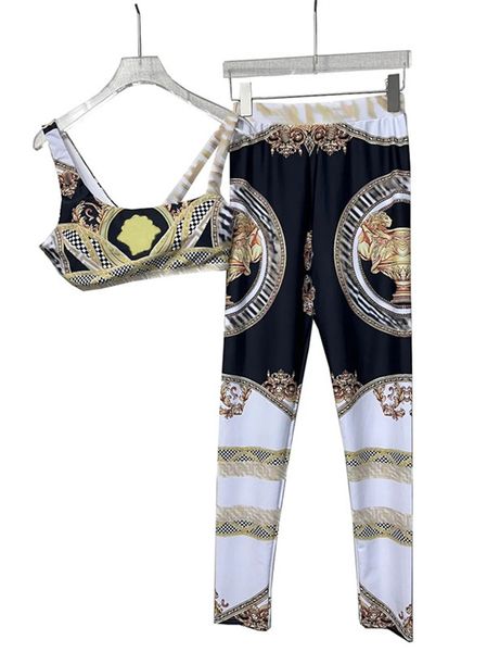 women's tracksuit yoga set printed tracksuit fashion sportswear women sports leggings set summer jogging running gym exercise fitness s, Gray
women's tracksuit yoga set printed tracksuit fashion sportswear women sports leggings set summer jogging running gym exercise fitness s, Gray