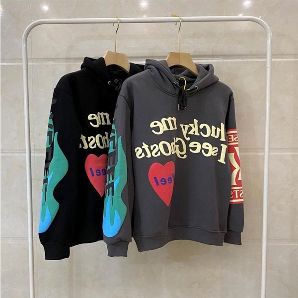 sweater mens designer hoodie lucky me i see ghost hoodies high fashion sweatshirt long sleeve sweatshirt hip hop street style pullover uqsvc, Black
sweater mens designer hoodie lucky me i see ghost hoodies high fashion sweatshirt long sleeve sweatshirt hip hop street style pullover uqsvc, Black