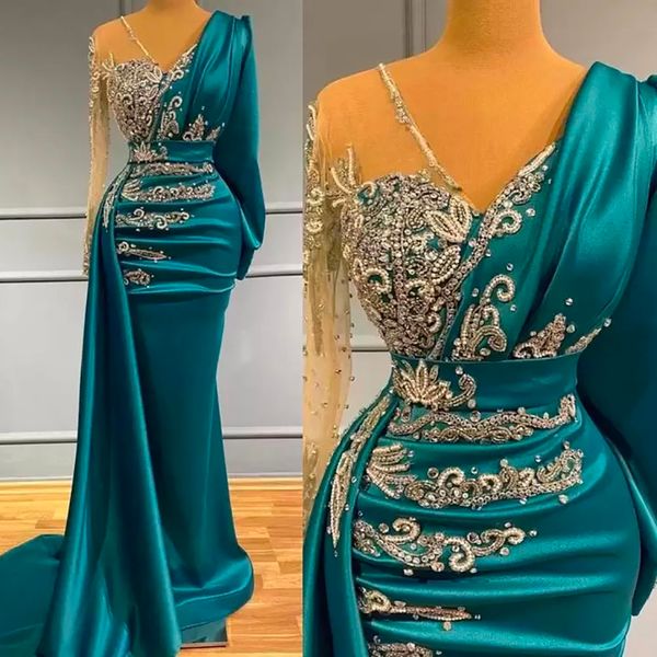 long sleeve prom evening dresses formal occasion wear gold appliques beads hunter sheer neck arabic robe de soriee v-neck custom new plus si, Black
long sleeve prom evening dresses formal occasion wear gold appliques beads hunter sheer neck arabic robe de soriee v-neck custom new plus si, Black
