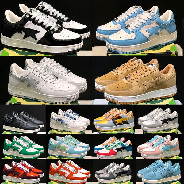 bapestas running shoes baped platform shoe sta black white blue pink green red beige patent leather suede camo pastel trainer sneakers for m
bapestas running shoes baped platform shoe sta black white blue pink green red beige patent leather suede camo pastel trainer sneakers for m