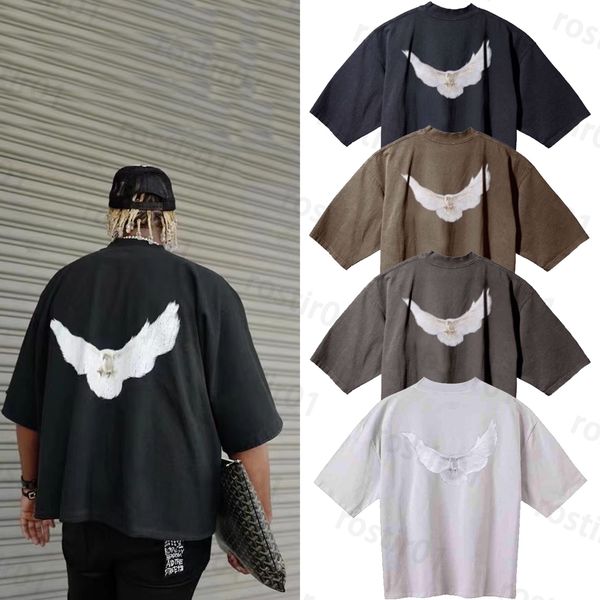 tripartite dove men's t-shirts designer kanyes wests fashion co branded men oversize tees polos peace doves printed mens and womens yzy, White;black
tripartite dove men's t-shirts designer kanyes wests fashion co branded men oversize tees polos peace doves printed mens and womens yzy, White;black