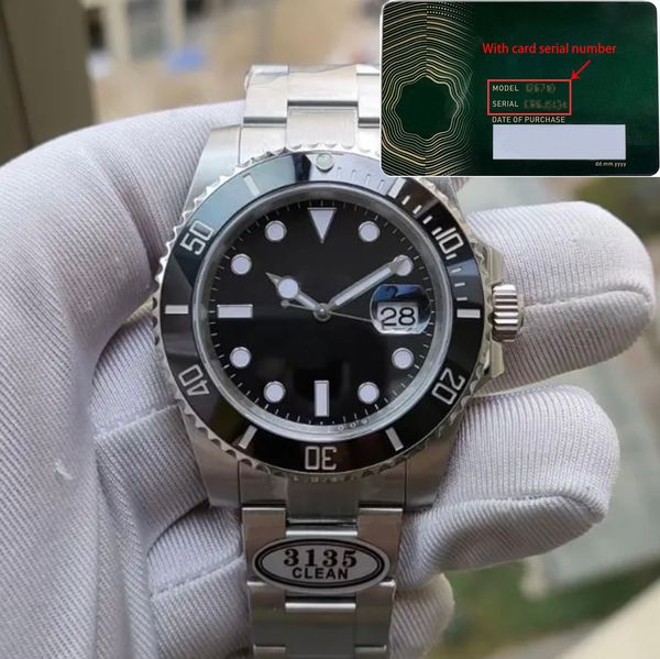super clean factory eta 3135 men watch sub 40mm 3235 movement automatic mechanical watch ceramic bezel mens watches waterproof 100m sapphire, Slivery;brown
super clean factory eta 3135 men watch sub 40mm 3235 movement automatic mechanical watch ceramic bezel mens watches waterproof 100m sapphire, Slivery;brown