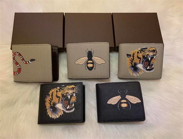 2024men animal designers fashion short wallet leather black snake tiger bee women luxury purse card holders with gift box quality, Red;black
2024men animal designers fashion short wallet leather black snake tiger bee women luxury purse card holders with gift box quality, Red;black