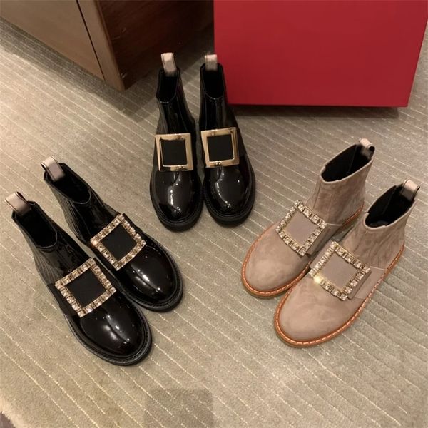 brand boots cassic designer women's shoes low heel squarebuckle rhinestone short boots fashion diamond womens boots large 35-41 with a, Black
brand boots cassic designer women's shoes low heel squarebuckle rhinestone short boots fashion diamond womens boots large 35-41 with a, Black