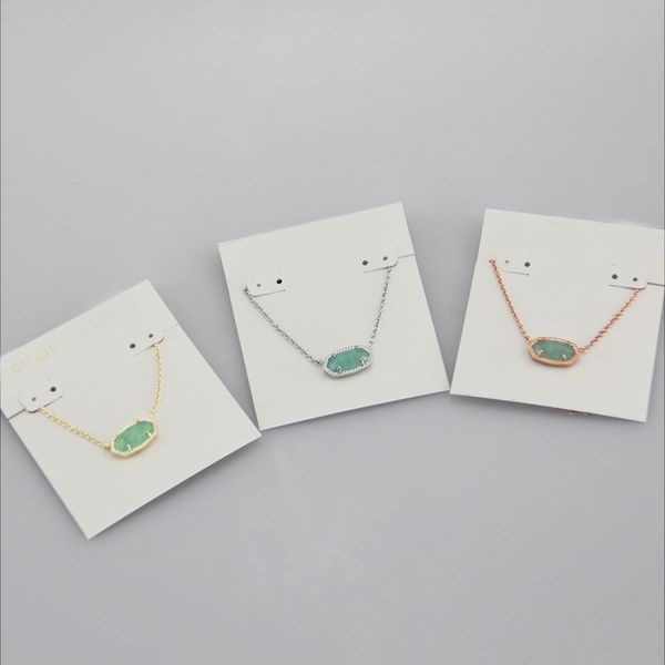 pendant necklaces necklace light green stone real 18k gold plated dangles glitter jewelries letter gift with dust bag, Silver
pendant necklaces necklace light green stone real 18k gold plated dangles glitter jewelries letter gift with dust bag, Silver