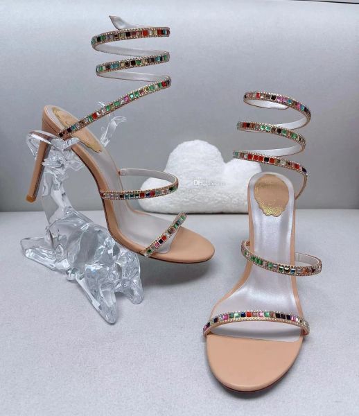 perfect renescaovillas cleo sandals shoes lady stiletto heels multi-colored crystal gold glitter soles snake wrapped women gladiator sandali, Black
perfect renescaovillas cleo sandals shoes lady stiletto heels multi-colored crystal gold glitter soles snake wrapped women gladiator sandali, Black