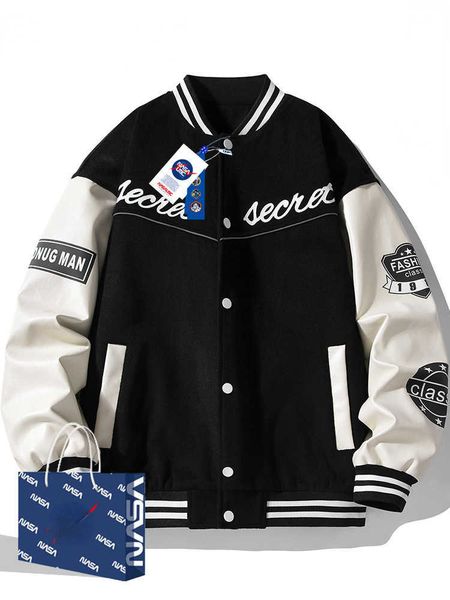 american baseball men's coat spring and autumn tide brand vintage winter loose jacket clothes tracksuits men fashion, Gray
american baseball men's coat spring and autumn tide brand vintage winter loose jacket clothes tracksuits men fashion, Gray