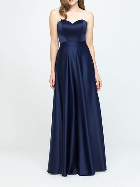 navy blue bridesmaid dresses sweetheart zipper back floor length satin wedding party dresses, White;pink
navy blue bridesmaid dresses sweetheart zipper back floor length satin wedding party dresses, White;pink