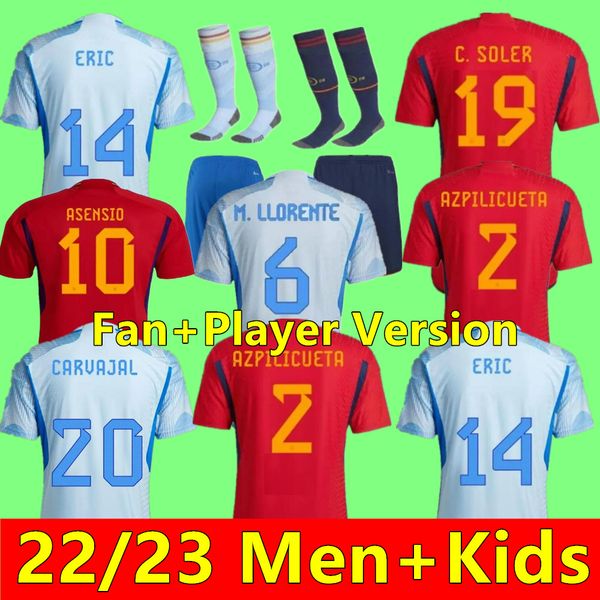 new 2022 spain soccer jerseys pedri espana morata ferran world koke gavi cup azpilicueta ramos football shirts 22 23 men kids kits llorente, Black;yellow
new 2022 spain soccer jerseys pedri espana morata ferran world koke gavi cup azpilicueta ramos football shirts 22 23 men kids kits llorente, Black;yellow
