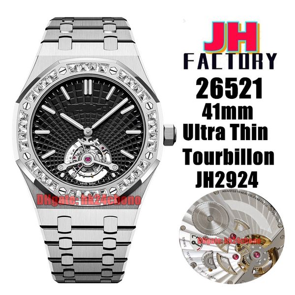 jhfactory watches 26521 ultra thin tourbillon jh2924 hand-winding mechanical mens watch diamond bezel black dial stainless steel bracelet ge, Slivery;brown
jhfactory watches 26521 ultra thin tourbillon jh2924 hand-winding mechanical mens watch diamond bezel black dial stainless steel bracelet ge, Slivery;brown