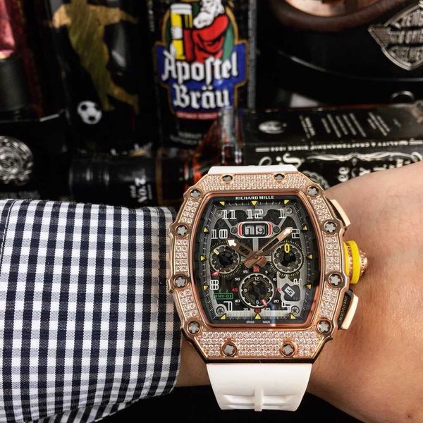 luxury automatic mechanical watch richa milles rm11-03 swiss movement sapphire mirror imported rubber watchband mens sport brand watches 813
luxury automatic mechanical watch richa milles rm11-03 swiss movement sapphire mirror imported rubber watchband mens sport brand watches 813