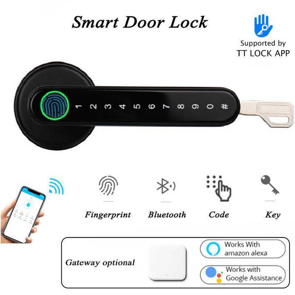 smart lock bluetooth lock ttlock smart home door lock alexa google home biometric fingerprint lock electric handle lock wooden door j230303
smart lock bluetooth lock ttlock smart home door lock alexa google home biometric fingerprint lock electric handle lock wooden door j230303