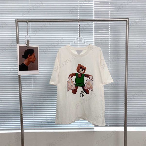 womens t-shirts bear doll print short sleeve casual t-shirt thread round neck design fashion joker pullover women t-shirts graphic tees, White
womens t-shirts bear doll print short sleeve casual t-shirt thread round neck design fashion joker pullover women t-shirts graphic tees, White