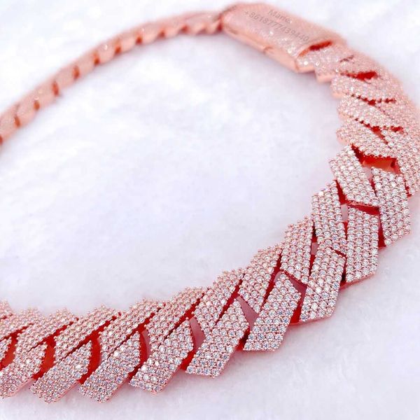 hip-hop ins925 sterling silver bracelet necklace with diamond cuban chain thick mosonite inlay
hip-hop ins925 sterling silver bracelet necklace with diamond cuban chain thick mosonite inlay
