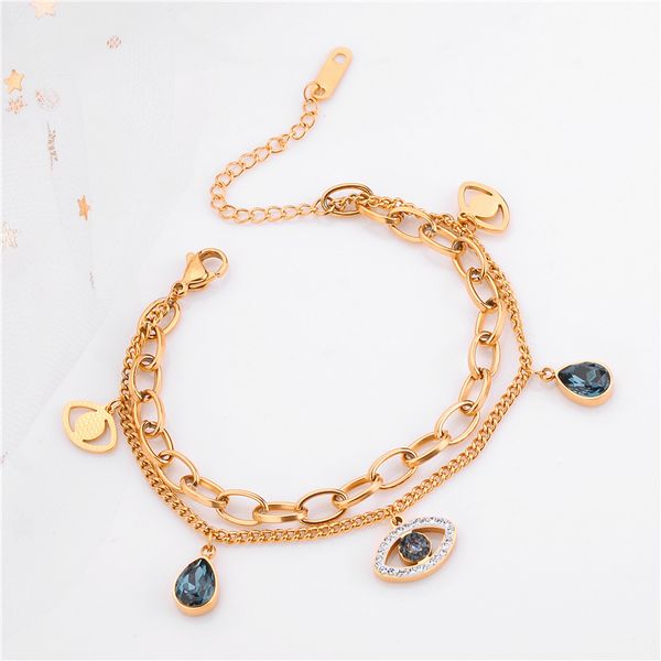 angela's eyes gold bracelet for women charm bracelets jewelry men's and women's bracelets four-leaf grass bracelet women', Golden;silver
angela's eyes gold bracelet for women charm bracelets jewelry men's and women's bracelets four-leaf grass bracelet women', Golden;silver