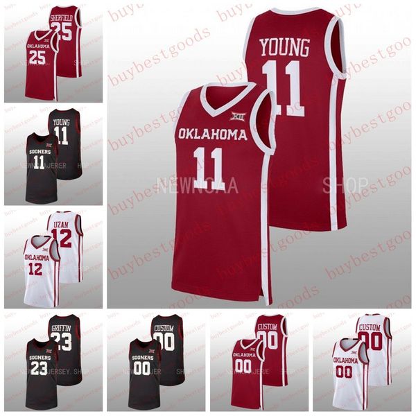 custom stitched oklahoma sooners basketball jerseys 11 trae young jersey 24 buddy hield 23 blake griffin 12 austin reaves jersey, Black;red
custom stitched oklahoma sooners basketball jerseys 11 trae young jersey 24 buddy hield 23 blake griffin 12 austin reaves jersey, Black;red