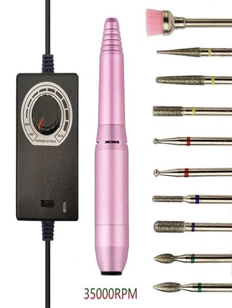 nail art equipment 35000rpm electric manicure drill machine polisher cuticle tool milling cutters efiles pedicure 2211097007501, Silver
nail art equipment 35000rpm electric manicure drill machine polisher cuticle tool milling cutters efiles pedicure 2211097007501, Silver