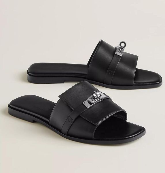 summer giulia sandals shoes palladium-plated kelly buckle slippers calfskin leather brown black white women slip on lady beach slide flats
summer giulia sandals shoes palladium-plated kelly buckle slippers calfskin leather brown black white women slip on lady beach slide flats