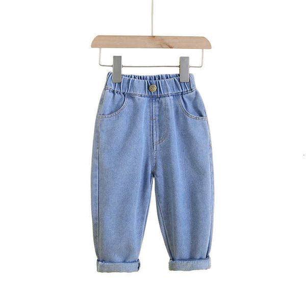 korean version 2023 chil1en's spring pure color jeans new loose soft boys' pants lining ag028, Blue
korean version 2023 chil1en's spring pure color jeans new loose soft boys' pants lining ag028, Blue