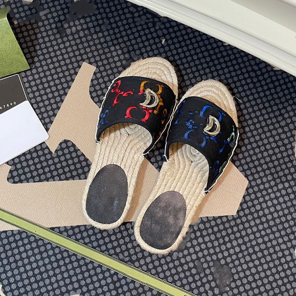womens straw woven fisherman slippers classic hardware metal buckle retro brand name sandals platform luxury designer simple beach shoes bra, Black
womens straw woven fisherman slippers classic hardware metal buckle retro brand name sandals platform luxury designer simple beach shoes bra, Black