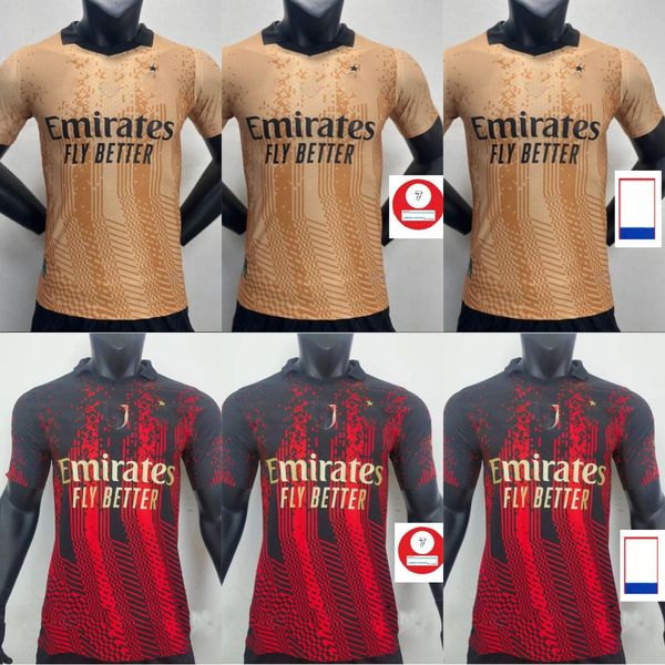 player version ibrahimovic soccer jerseys 23 24 ac milans fourth 4th koche giroud de ketelaere r. leao tonali theo football shirt special me, Black;yellow
player version ibrahimovic soccer jerseys 23 24 ac milans fourth 4th koche giroud de ketelaere r. leao tonali theo football shirt special me, Black;yellow