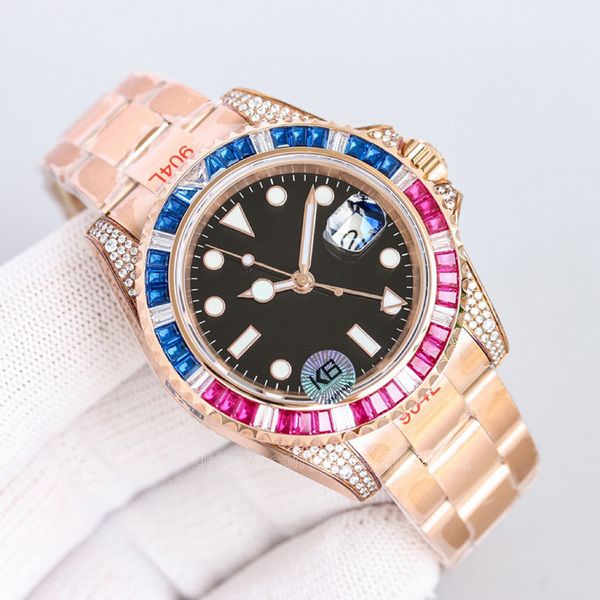 original waterproof watch classic style watches men wristwatch automatic man's watchs 41mm ceramic wristwatch rainbow bezel green dial, Slivery;golden
original waterproof watch classic style watches men wristwatch automatic man's watchs 41mm ceramic wristwatch rainbow bezel green dial, Slivery;golden