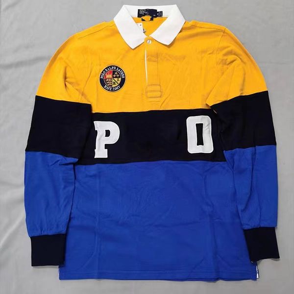 pring/summer cotton polos shirts large size long sleeves fashion sports casual colorblocking loose t-shirts, White;black
pring/summer cotton polos shirts large size long sleeves fashion sports casual colorblocking loose t-shirts, White;black