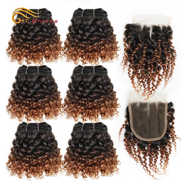 wig caps 220gpack bouncy curly bundles with closure curly brazilian hair weave bundles and closure remy human hair bundles with closure, Black;brown
wig caps 220gpack bouncy curly bundles with closure curly brazilian hair weave bundles and closure remy human hair bundles with closure, Black;brown