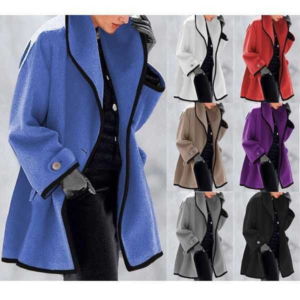 women's coat2022 women's fashion autumn winter multicolor round neck loose hooded woolen coat color matching, Tan;black
women's coat2022 women's fashion autumn winter multicolor round neck loose hooded woolen coat color matching, Tan;black