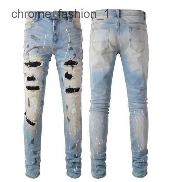 high amirly men's distressed ripped slim skinny jeans fashion mens feet motorcycle moto long off cotton street denim light blue paste c
high amirly men's distressed ripped slim skinny jeans fashion mens feet motorcycle moto long off cotton street denim light blue paste c