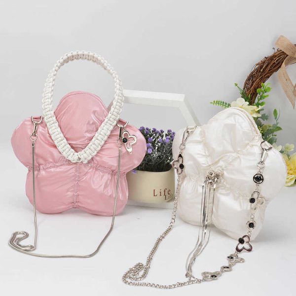 fashion crossbody bags fairy bag down french space cotton sponge flower pleated chain single shoulder cross female purse 230718bj
fashion crossbody bags fairy bag down french space cotton sponge flower pleated chain single shoulder cross female purse 230718bj