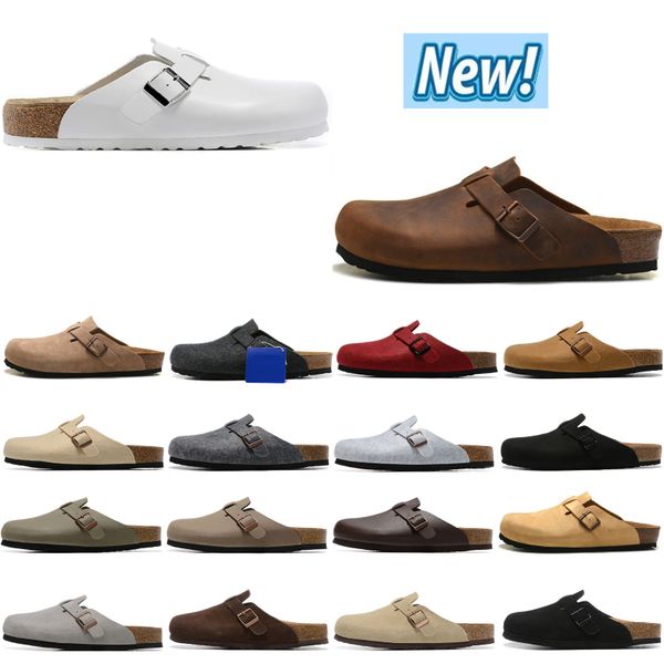 birkenstock shoes boston clogs slippers designer sandals men women slides slipper soft footbed suede leather buckle strap shoes with box, Black
birkenstock shoes boston clogs slippers designer sandals men women slides slipper soft footbed suede leather buckle strap shoes with box, Black