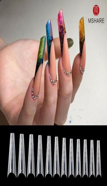mshare dual forms russian almond nail tips balerina half cover quick building mold for acrylic gel extension 120pcs in box7944025, Black
mshare dual forms russian almond nail tips balerina half cover quick building mold for acrylic gel extension 120pcs in box7944025, Black