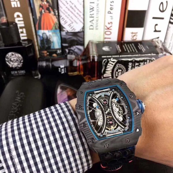 luxury automatic mechanical watch richa milles rm53-01swiss movement sapphire mirror imported rubber watchband mens sport brand wa sb5c, Slivery;black
luxury automatic mechanical watch richa milles rm53-01swiss movement sapphire mirror imported rubber watchband mens sport brand wa sb5c, Slivery;black