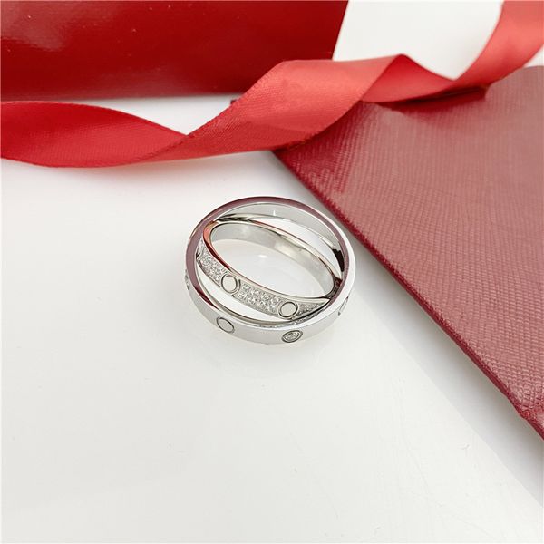 silver plated diamond ring double ring diamond titanium alloy men's and women's jewelry designer luxury couple promised ring party
silver plated diamond ring double ring diamond titanium alloy men's and women's jewelry designer luxury couple promised ring party