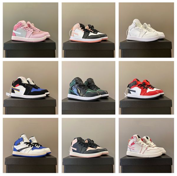 jump mans kids basketball shoes 1s boys girls toddler outdoor running sneakers pink black sports trainers for children size 24-37
jump mans kids basketball shoes 1s boys girls toddler outdoor running sneakers pink black sports trainers for children size 24-37