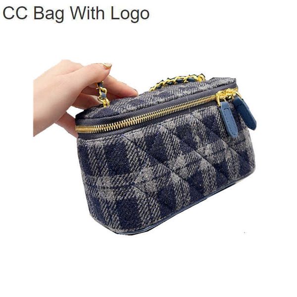 cc handbags women tweed classic zipper cosmetic bag luxury designer crossbody shoulder bag with mirror quilted wallet trend handbags card ho, Black
cc handbags women tweed classic zipper cosmetic bag luxury designer crossbody shoulder bag with mirror quilted wallet trend handbags card ho, Black