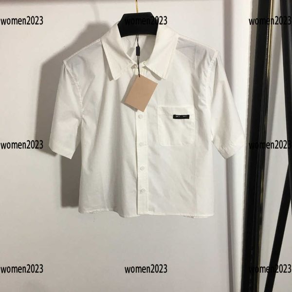 women shirt lady blouse size s-l temperament lapel short-sleeved shirt new arrivals label complete mar01, White
women shirt lady blouse size s-l temperament lapel short-sleeved shirt new arrivals label complete mar01, White