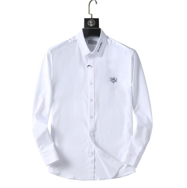luxurys desingers men's dress business casual shirt sleeve stripe slim masculine social fashion plaid shirt s-3xl #35550 o1os, White;black
luxurys desingers men's dress business casual shirt sleeve stripe slim masculine social fashion plaid shirt s-3xl #35550 o1os, White;black