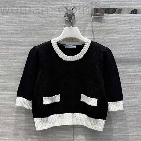 designer women's knits tees 2023 spring summer o neck short sleeve high end jacquard pullovers designer sweater i1qa, White
designer women's knits tees 2023 spring summer o neck short sleeve high end jacquard pullovers designer sweater i1qa, White