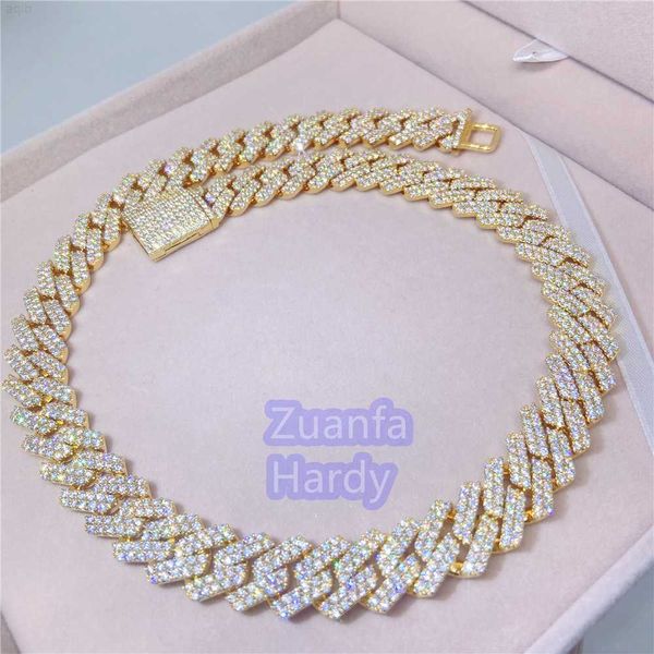 15mm custom iced out vvs hiphop moissanite necklace fits name pendant gold plated cuban link chain, Silver
15mm custom iced out vvs hiphop moissanite necklace fits name pendant gold plated cuban link chain, Silver