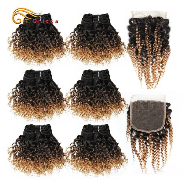 wig caps curly bundles with closure brazilian hair bundles and closure 1b 27 30 99j colored jerry curl short hair extensions human hair, Black;brown
wig caps curly bundles with closure brazilian hair bundles and closure 1b 27 30 99j colored jerry curl short hair extensions human hair, Black;brown